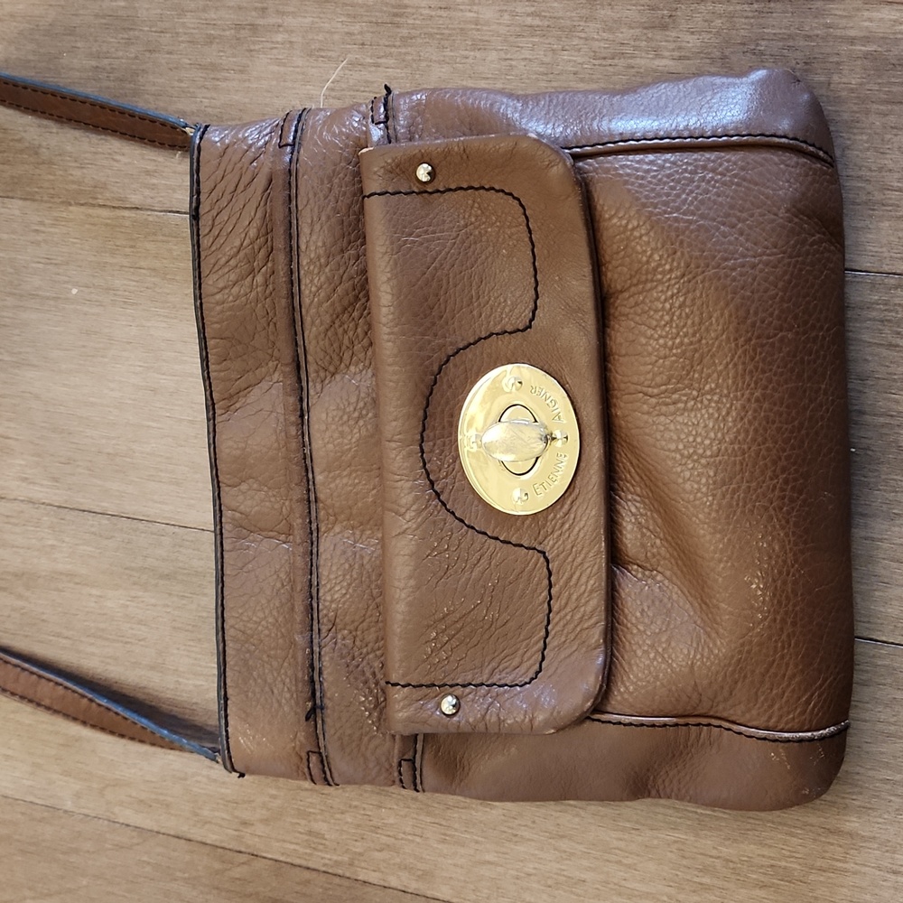 Etienne Aigner Brown Crossbody Bag